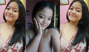 Desi Northeast Horny Busty Girl Showing Nipples & Pussy